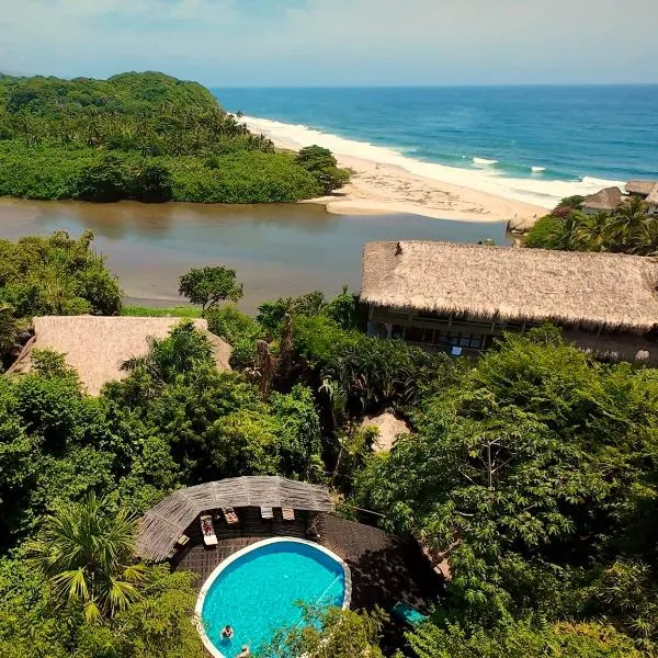 Finca Barlovento Maloka, Tayrona Park、ロス・ナランホスのホテル