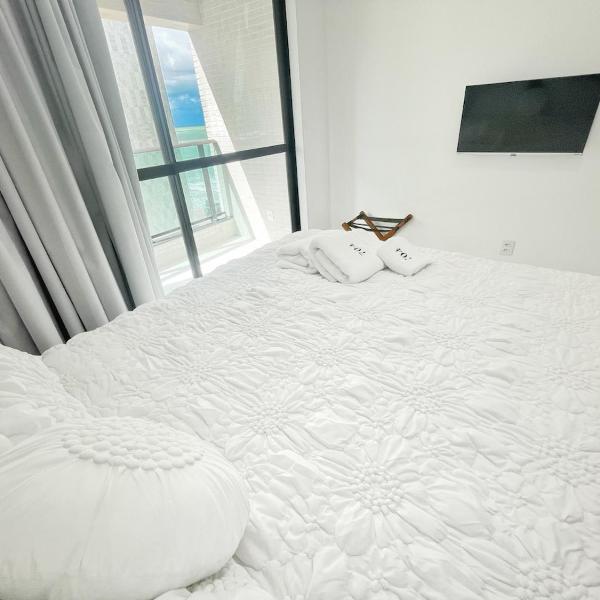 Conforto e luxo a beira-mar de Boa Viagem - W704
