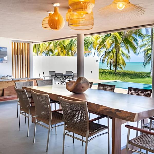 Casa Waua | PÉ NA AREIA, rooftop, borda infinita