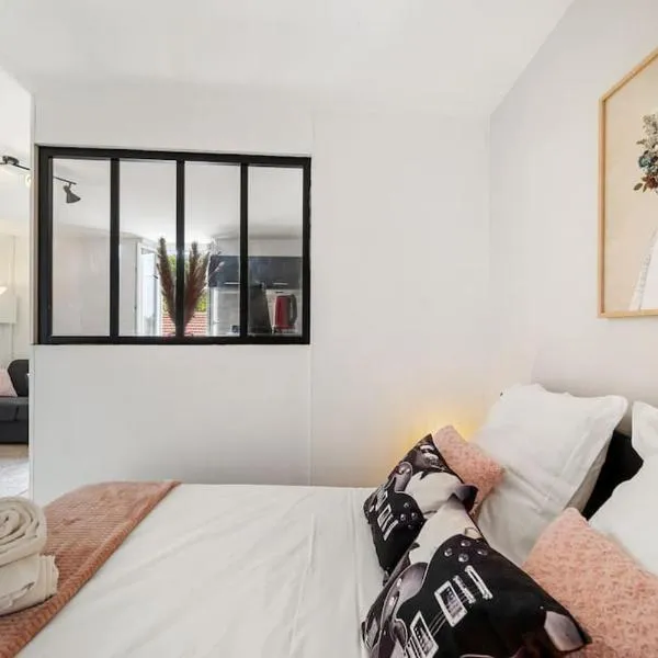 LA VIE EN ROSE, Calme, 5min du centre,parking facile, hotel i Beaune