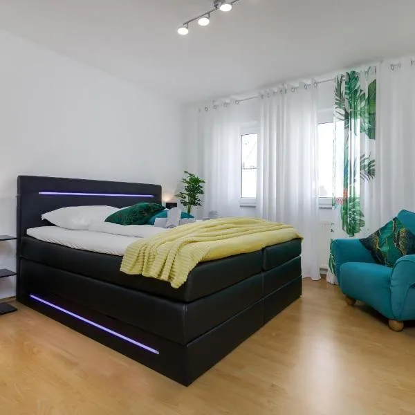 2 Zimmer Wohnung, Küche, Bad, Balkon, Netflix, hotel v destinaci Alzey
