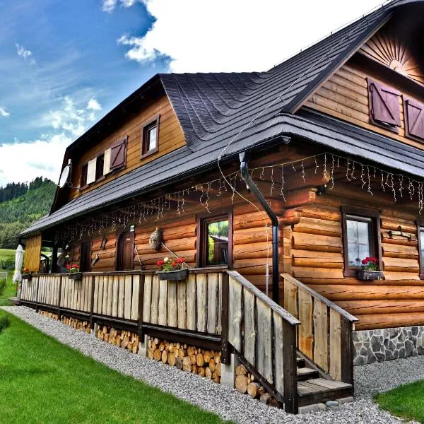 Bačova drevenica, hotel in Liptovský Ján