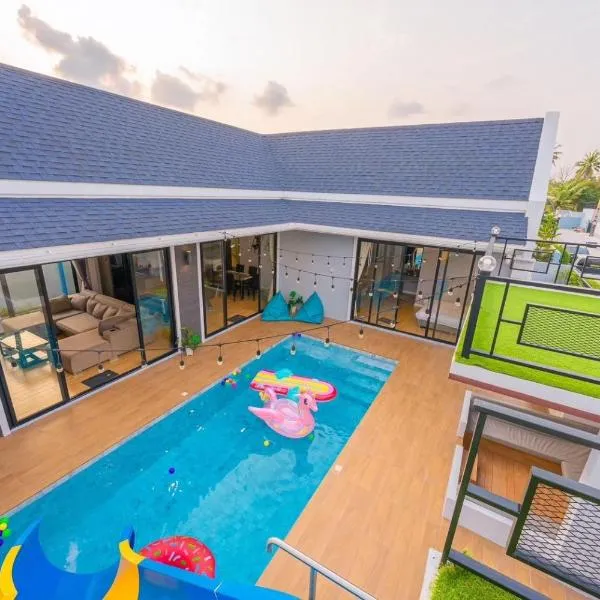Wonder Hills Pool Villa Pattaya 泳池别墅、Ban Map Fakthongのホテル