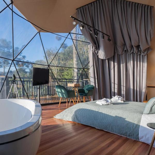 Orion Glamping Hospedagem Domo Geodésico em Urubici - Foto 2