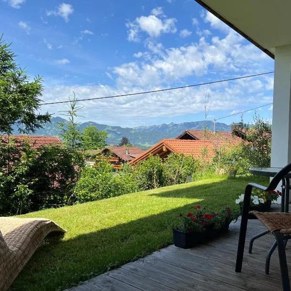 Appartement Alpblick、ゾントホーフェンのホテル