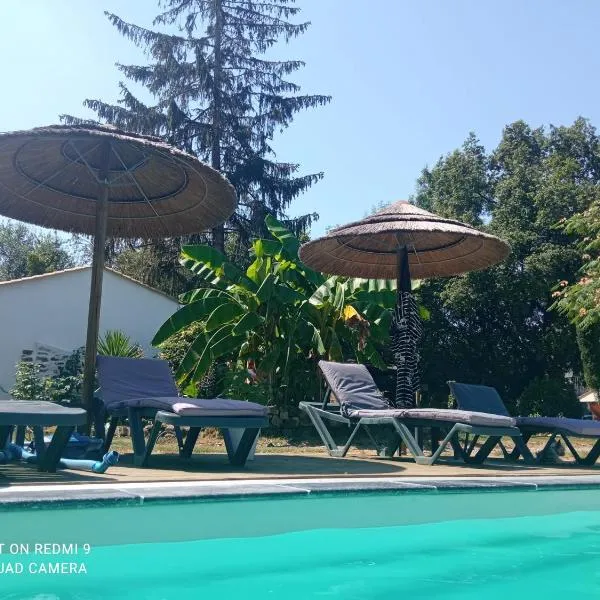 Mas des Vignes Piscine chauffée, hotel v destinácii Le Champ-Saint-Père