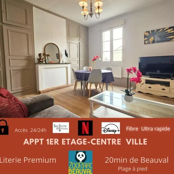 T2 Ctre ville Fibre Literie Emma, hotel v destinácii Montrichard