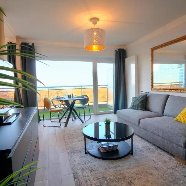 Studio avec vue panoramique et parking gratuit，位于布鲁塞尔的酒店