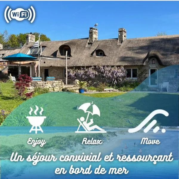 Villa Lanrivoal - Bord de mer- Confort et Evasion pour tous, hotel a Fouesnant