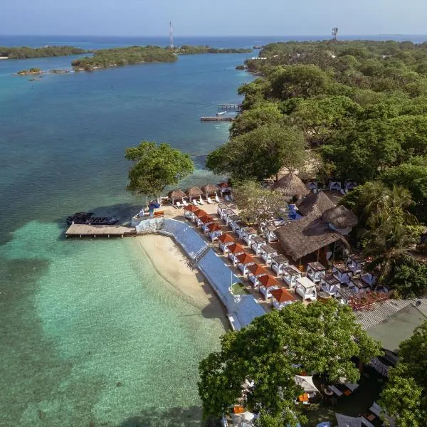 Bora Bora Beach Club Cartagena, hôtel à Isla Grande