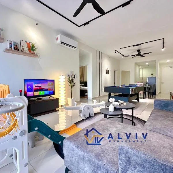 NEW! The Apple Residence I 2-3BR I Game I 5min Jonker - Managed by Alviv Homestay, hotel in Malacca