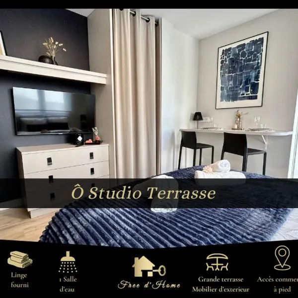 Ô StudiO Terrasse - Centre ville de Lorient - Gare, hôtel à Lorient