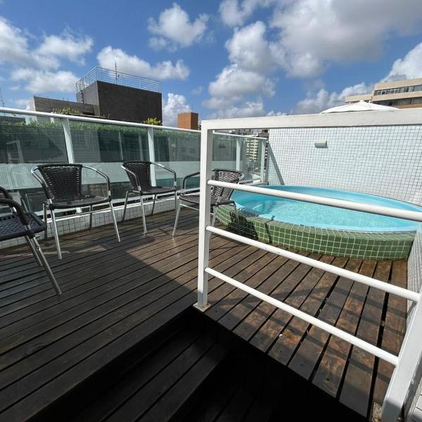 Flat 502 com piscina privativa - 02 quartos - Foto 4