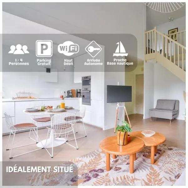 Le Riviera Port Cergy - Elégant Duplex étoilé, готель у місті Сержі