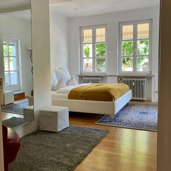 Altbau-Traum mit Riesen-Dachterrasse, Hotel in Moosburg