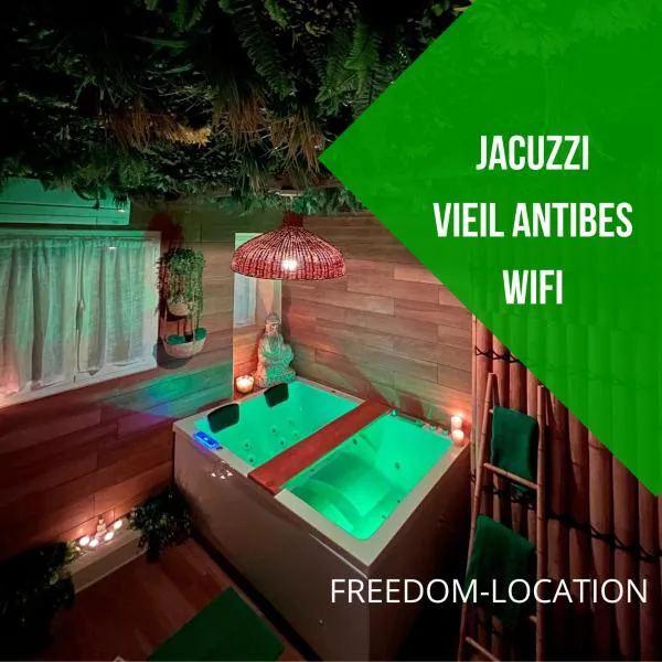 Le balneo jacuzzi Vieil Antibes Safranier, hotel v destinaci Antibes
