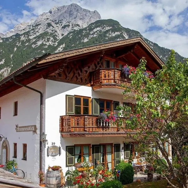 Haus Brunnsteinblick, hotel en Mittenwald