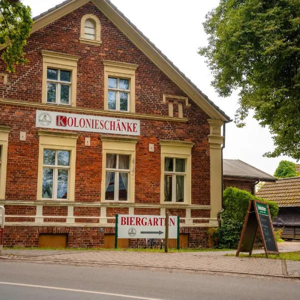 Hotel Kolonieschänke, hotel v destinaci Burg