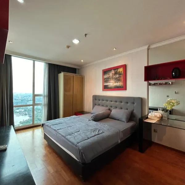 Water Fountain & Sea View Ancol Apartment, hotel in Jakarta