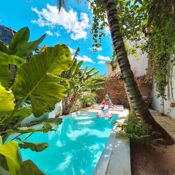 vila privativa piscina 10 Px limpeza diaria chale da sereia oasis no centro de Jericóacoara