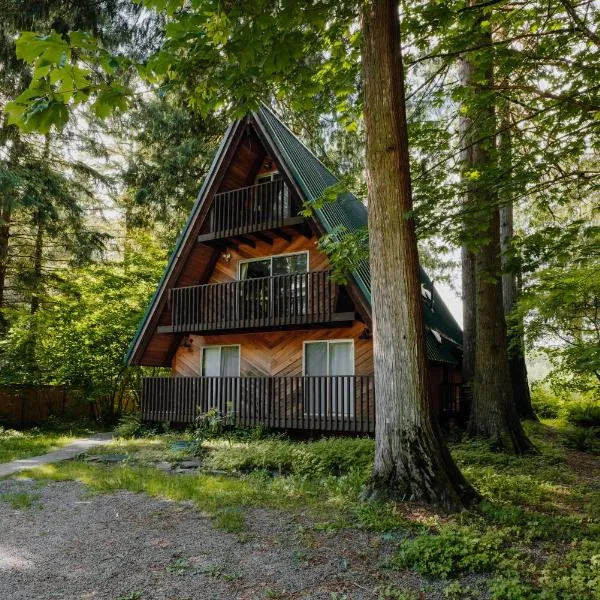 Spacious North Cascades Riverside A-Frame with Mt Baker Views - Dog-Friendly, hotel v destinaci Concrete