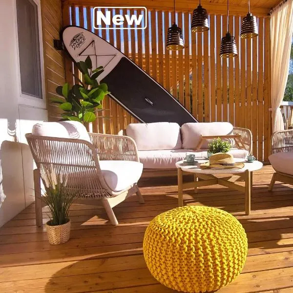 SEA HOUSE modern home, pool, bikes, SUP - PRIVILEGE POINT camping & villas, hotel v destinaci Orebić