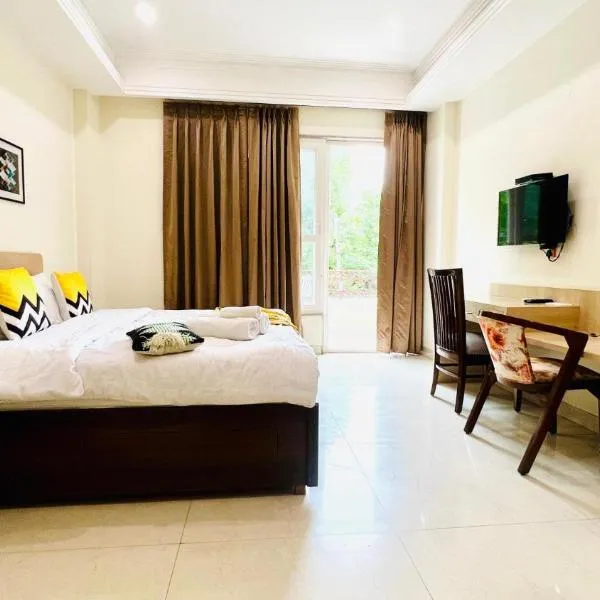 BluO Studio1 Golf Course Road, Gym, Balcony Garden, hotel v destinaci Gurgáon