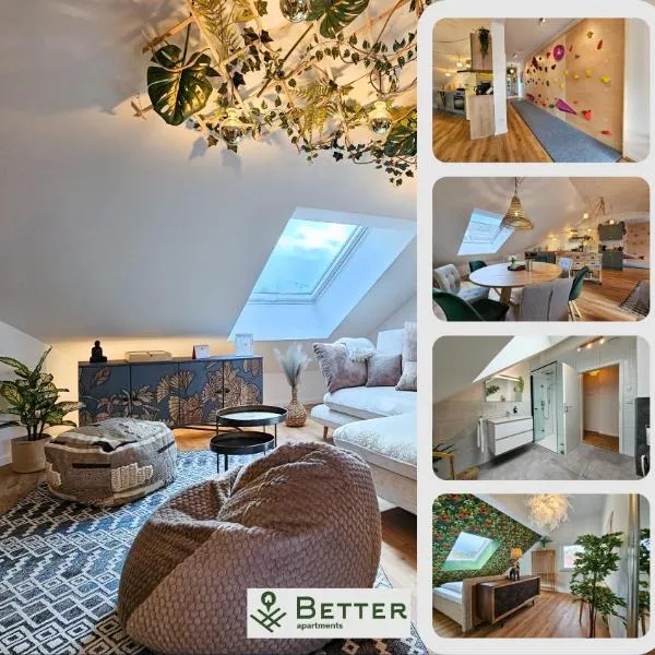 BETTER l boho apartment l Kletterwand, hotel in Altusried