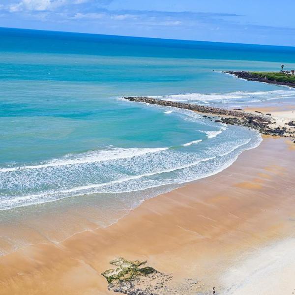 Bela acomodação à beira-mar em Natal