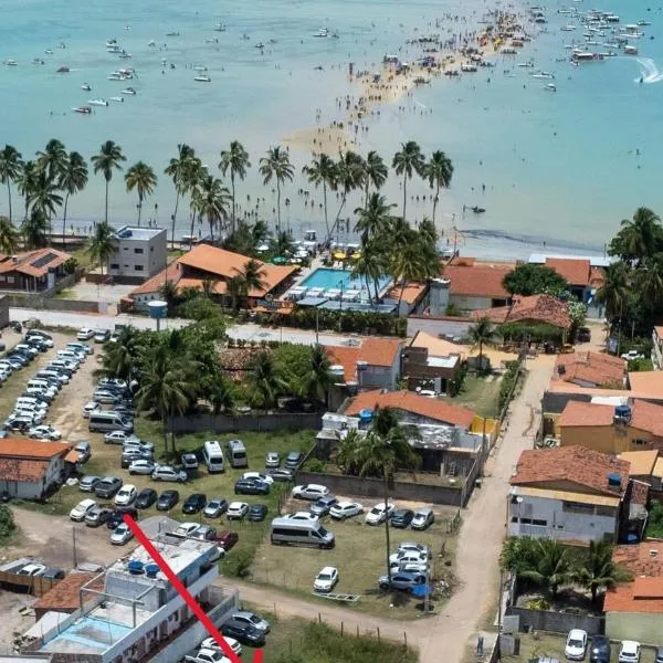 Sol, Mar e Tranquilidade a poucos passos do Caminho de Moisés com Varanda Privativa e Estacionamento, hotel in Maragogi