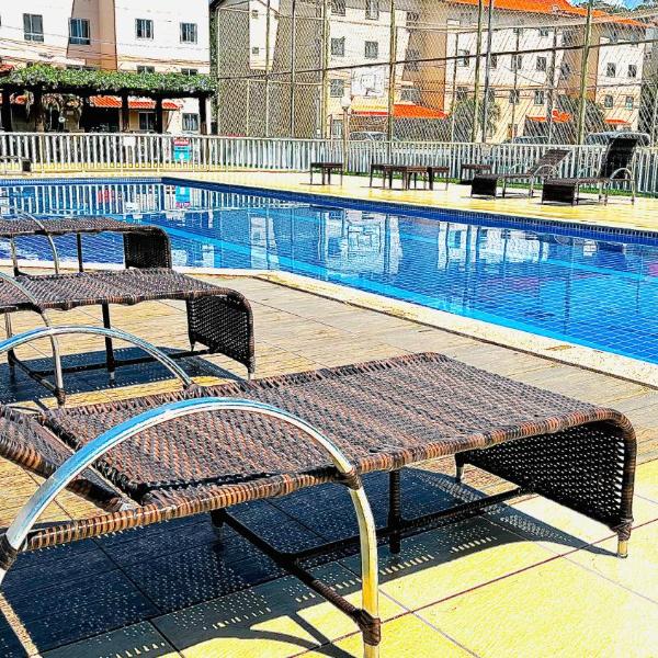 Apartamento sofisticado com piscina e vista privativa