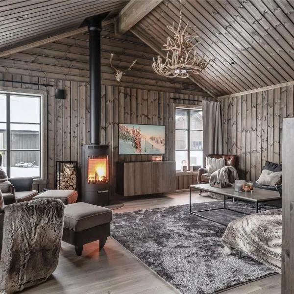 Lyxig stuga på Branäsberget, viešbutis mieste Sysslebäck