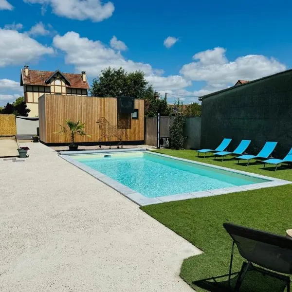 Chalet moderne avec piscine, hotel v destinácii Vittel