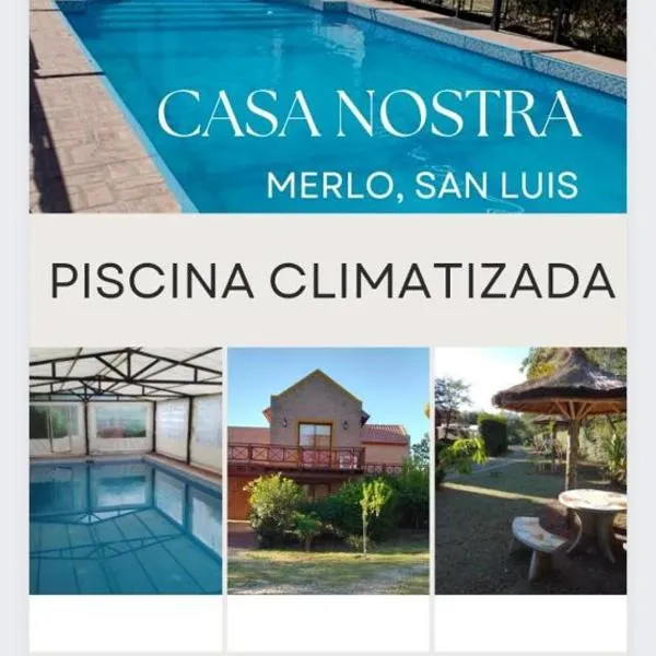 Cabañas casanostra, hotel in Merlo