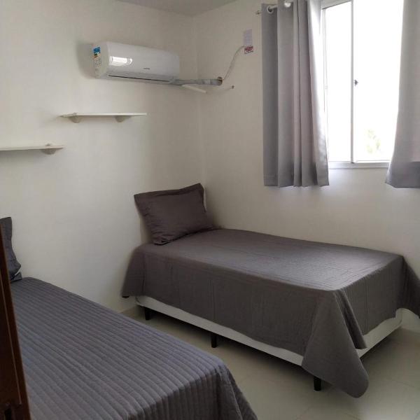 Apartamento mobiliado, dois dormitórios, praia Ponta de Campina