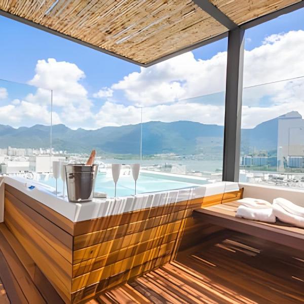 Cobertura para alugar em Ipanema com 2 quartos, vista cinematográfica, terraço e jacuzzi