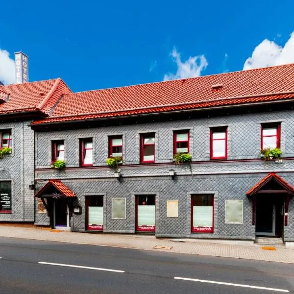 Pension Zum Schotten, hotel v destinaci Zella-Mehlis