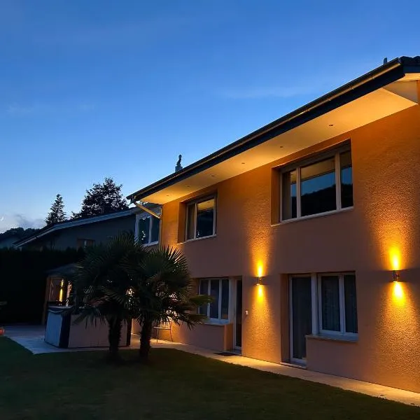 Residenza San Remy Hundefreundliche Ferienwohnung mit Whirlpool, Hotel in Unterkulm