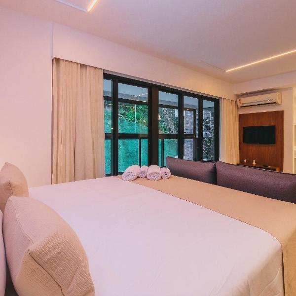 Quarto e sala a 250m da Praia do Porto da Barra