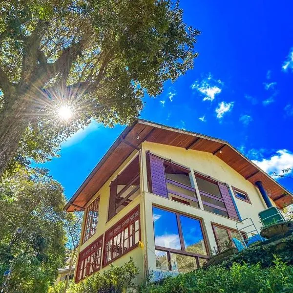 Casa na serra com piscina