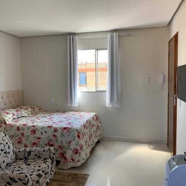 kitnet208 No centro,c linda vista , tv smart e ar