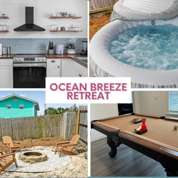 Beachside Bliss - Breakfast, Walk to Schooners, Sleeps 15, Fenced Privacy, hotel in Panama City Beach