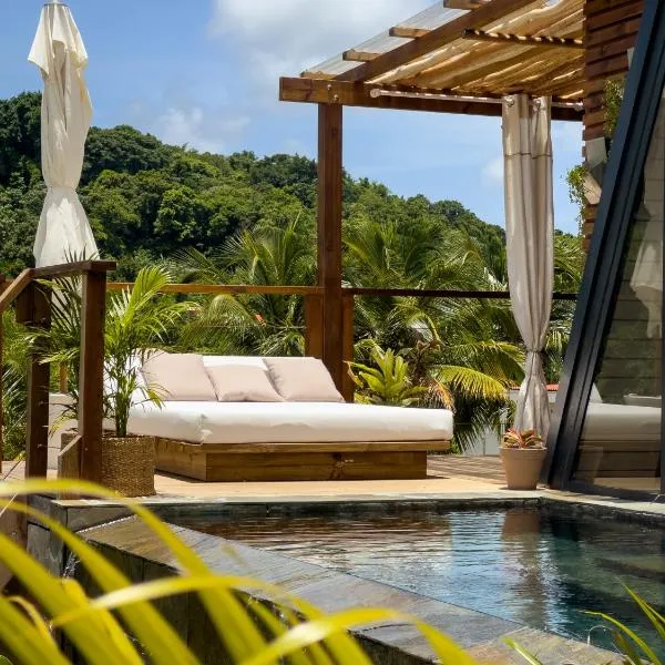 Mini Villa ATIKA Luxe Tropical pour Deux, hotel v destinaci Ducos