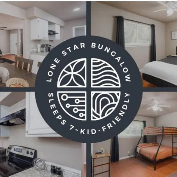 LoneStar FamilyFriendly Bungalow, hotel v destinaci San Antonio