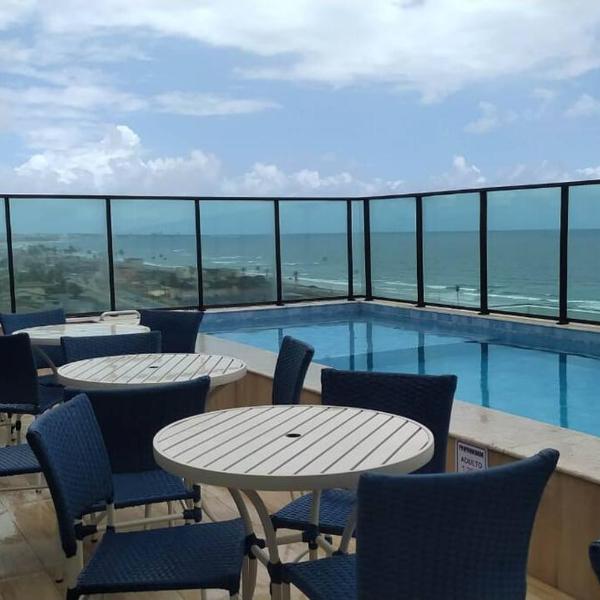 Apartamento com 2 suítes, varanda, vista mar, infraestrutura - Foto 4
