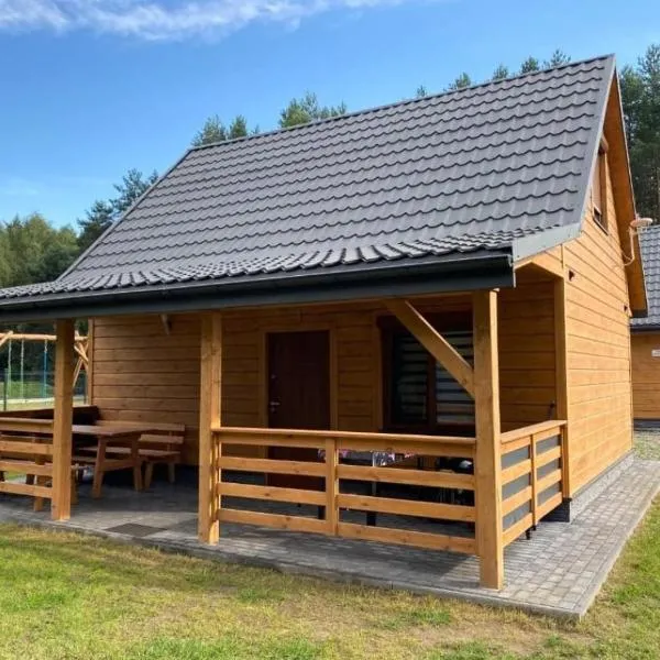 Domki za Lasem, hotel en Radawa