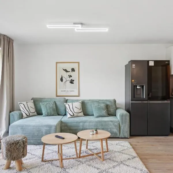 Moderne KüstenHyggen mit Garten&Parkplatz - Hermannliving, hotel in Westerdeichstrich