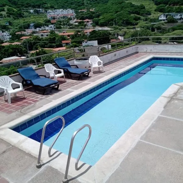 El Rodadero, 4 habitaciones con piscina y terraza, hotel di Gaira