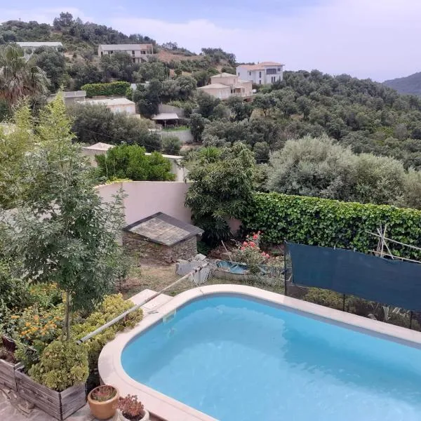 Chambre d'hôte partine cap Corse, hotel v destinaci Santa-Maria-di-Lota