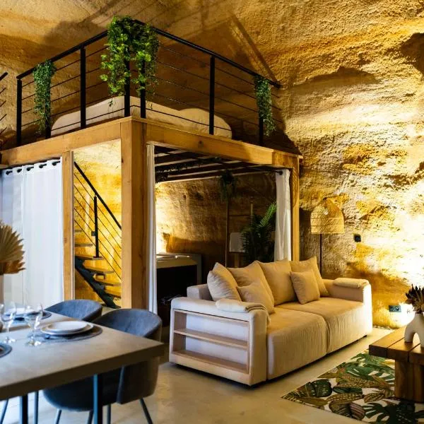 Le Temps Suspendu, Suite troglodyte & spa privé, khách sạn ở Doué-la-Fontaine